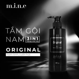 MINE TẮM GỘI NAM 3IN1 ORIGINAL