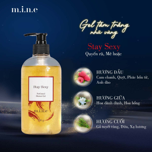 GEL TẮM TRẮNG NHŨ VÀNG HƯƠNG NƯỚC HOA - STAY SEXY