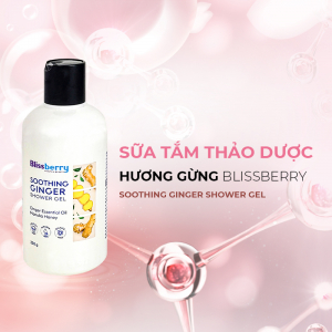 SỮA TẮM THẢO DƯỢC HƯƠNG GỪNG BLISSBERRY