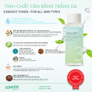 TINH CHẤT CÂN BẰNG TRẮNG DA CHO MỌI LOẠI DA ESSENCE TONER