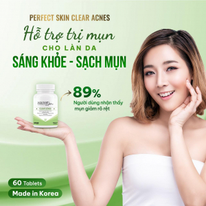 Clear Acnes - Viên Uống Hỗ Trợ Điều Trị, Ngăn Ngừa Mụn