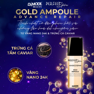 GOLD AMPOUL - TINH CHẤT CÔ ĐẶC PHỤC HỒI  & CHỐNG LÃO HOÁ DA CHUYÊN SÂU