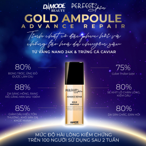 GOLD AMPOUL - TINH CHẤT CÔ ĐẶC PHỤC HỒI  & CHỐNG LÃO HOÁ DA CHUYÊN SÂU