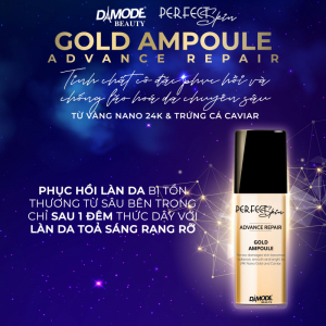 GOLD AMPOUL - TINH CHẤT CÔ ĐẶC PHỤC HỒI  & CHỐNG LÃO HOÁ DA CHUYÊN SÂU