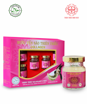 Hộp 6 hũ yến sào cao cấp Thiên Triều (Collagen) 70ml/hũ