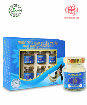 Hộp 6 hũ yến sào cao cấp Thiên Triều (không đường) 70ml/hũ