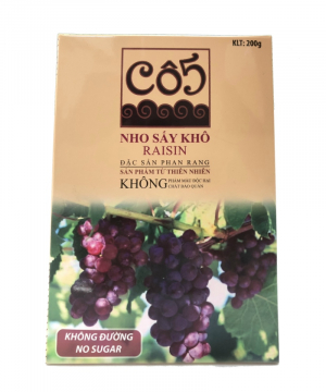 Nho đỏ sấy khô không đường - Đặc sản Phan Rang